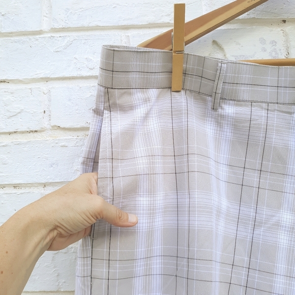 Pro Tour Plaid Golf Shorts size 38 Tan - Picture 6 of 6